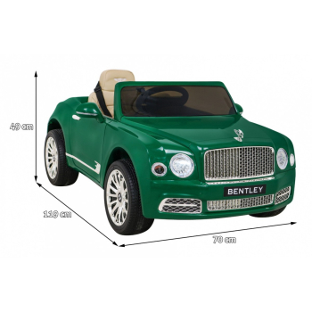 Bentley Mulsanne na akumulator Zielony + Pilot + EVA + Wolny Start + MP3 USB + LED